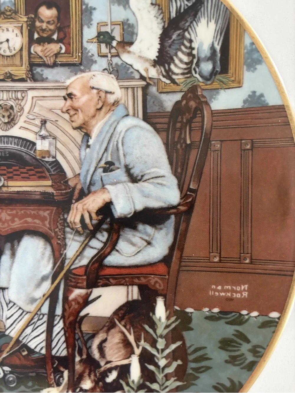 Norman Rockwell APRIL FOOL Collector Plate April 3, 1943, Saturday Evening Post